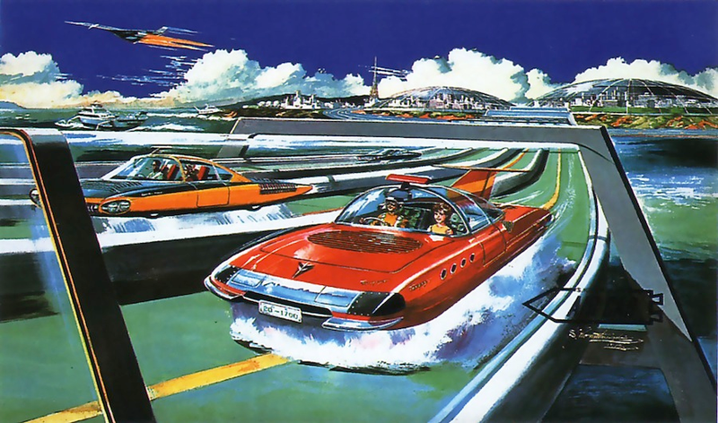 Illustration for article titled The Future Of Transportation Used To Look So Much More Sensational